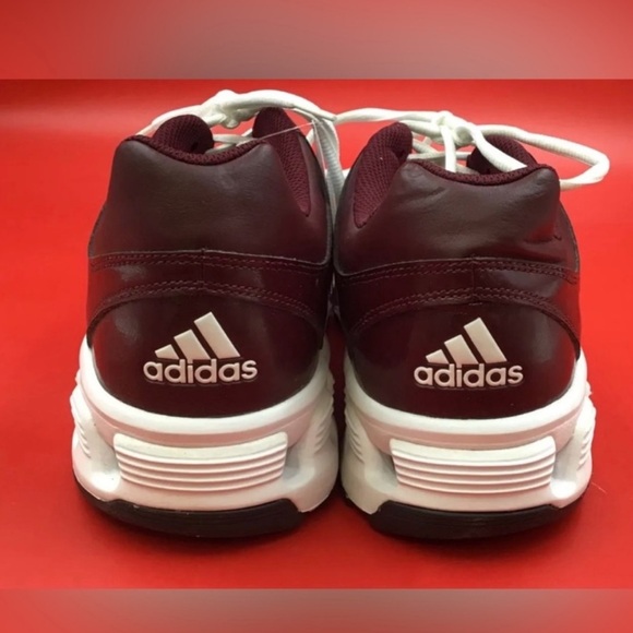 Adidas Men's Burgundy Low Top Lace Up Athletic Shoes - Size 11.5 - Picture 5 of 9